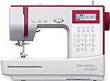 Bernette Sew&GO8 - Computer-Nähmaschine mit 197 Nähprogramme, Freiarm, Multifunktionsdisplay,...