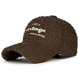 DURINM Herren Cap Kappe Baseballkappe aus Lammwolle Wintermütze Unisex Wintercap Herrencap...
