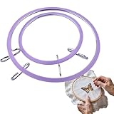 Stickrahmen – Metallfeder-Spannrahmen, Verstellbarer Nähring, Bastel-Kunstwerkzeug,...