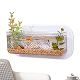 Nbbwwu Wand-Aquarium – wandmontierter Blumentopf – Aquariumschale für Wohnzimmer, Schlafzimmer,...