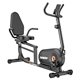 Dskeuzeew Liegeergometer für Zuhause mit 16 verstellbaren Widerstandsstufen ergometer heimtrainer...