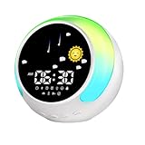 Zymoplas Mehrfarbiger Lichtwecker, breite Anwendung für alle Altersgruppen, ABS Bluetooth Smart...