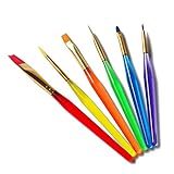 6 Stücke Kuchen Bürste, Fondant Kuchen Dekorieren Feine Malerei Pinsel DIY Gebäck Kochen Tools...