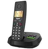 Gigaset Pure 220A - Schnurloses DECT-Telefon mit Anrufbeantworter - mit Call-Block-Taste und...