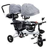 Geschwisterwagen, Doppelkinderwagen Baby und Kleinkind, Zwillingswagen Faltbar, Babywagen mit...