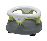 Rotho Babydesign Badewannensitz 3-farbig mit grauem Boden - Rutschfeste und hoher Sitzkomfort mit...