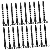 ERINGOGO 20 Stück Teiliges Aluminiumlegierung Darts Schäfte Standard Schraubgewinde Metall...