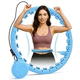 JLoibao Smart Hula Hoop Reifen Erwachsene Zum Abnehmen, 24-Stufiger Infinity Hula-Hoop (77-132cm)...