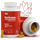 Kurkuma mit PROBIOTIKA und PREBIOTIKA | Sehr hohe Konzentration (95%) | 10300 mg |...