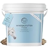 Mineralfutter Pferde organisch getreidefrei 3 kg - getreidefreies Ergänzungs Pferdefutter mit...