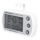 LED-Digital-wasserdichtes Kühlschrank-Gefrierschrank-Thermometer, Temperatur-Kühlschrank-Alarm,...