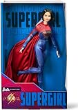 Barbie Supergirl Puppe, Sammlerpuppe aus dem Flash Movie Wearing Red and Blue Anzug mit Umhang,...