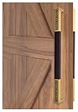 Schiebegriff, Haustürgriff, quadratische Türgriffe für Klapptüren/Holztüren/Scheunentüren,...