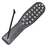 BDSMAGE SM Paddel mit Stacheln,Leder Erotik Bondage Flogger Peitsche Spanking Sexspielzeug für...