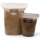 Räuchermehl 0,5-1,5 mm Körnung-Räucherspäne Buche-Wacholder 800g Buche + 200g Wacholder-Mehl...