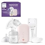 Philips AVENT Elektrische Einzelmilchpumpe, in Klinikqualität, Trinkrhythmus wie Ihr Baby,...