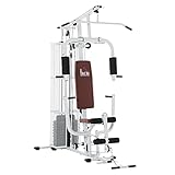 HOMCOM Kraftstation Fitnessstation Fitnessgerät Multifunktion Krafttraining Multistation...