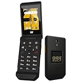 Caterpillar S22 Flip (16 GB) 2,8 Zoll Touchscreen, Android 11, IP68 wasserdicht, 4G LTE GSM...