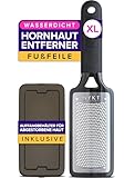 ULTIMATIVE Hornhautfeile Hornhautentferner Für Fußpflege (Groß) MEGAFILE Hornhauthobel Für...