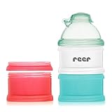 reer 21012 Milchpulver-Portionierer, 4er Set: 3 Boxen zur Aufbewahrung, Ein verschließbarer...