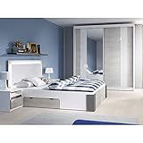 Fabryka Mebli Idźczak Schlafzimmer-Set Komplett - Helios II 180 Bettgestell + Matratze -...