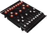 YOMMIOO Mini Chinesisches Schach Mit Schwarzem Sandelholz Tisch Set, Tragbare Chinesische...