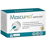 MascuPRO® Fertilität Mann | vegan | Fruchtbarkeit + Spermienproduktion | 60 Kapseln | Zink, Selen,...