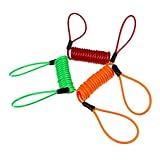 DECORNIJIA 3 Stück Professionelles Diebstahlschutz kabel für Motorrad und Fahrrad Flexibles Anti...