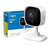 Tapo TP-Link C100 WLAN IP Kamera Überwachungskamera Innen (1080p-Auflösung, 2-Wege-Audio,...