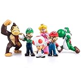 6 Stück Kuchen Deko Figuren Set, Figuren Deko, Minifiguren Tortendeko Muffin Deko, Dekofiguren...