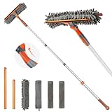 Eazer 2-in-1-Fensterreinigungsgerät, Teleskop-Fensterreiniger-Werkzeug, 162 cm Fensterabzieher für...