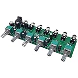 Persistence 6-Wege-Stereo-Mixer, Audio-Verteiler, Mischpult mit Lautstärkeregler, DC5–24 V, 1...