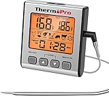 ThermoPro Digitales Grill-Thermometer Bratenthermometer Fleischthermometer Ofenthermometer mit...