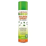 ARDAP GREEN Milbenspray mit Kieselgur 400ml - Mit Langzeitwirkung gegen Milben, Bettwanzen, Ameisen,...