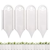 Garteneinfassung Ohne Graben, 15PCS Kunststoff-Gartenzauneinfassung, 9,8 Fuß Lange...