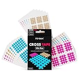 Kintex Cross Tape - selbstklebendes, hautfreundliches, wasserfestes Kinesiologie-Tape - Gittertape...