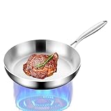 Bratpfanne aus Edelstahl, kleines hausgemachtes Kochhaus – Küchenutensilien für zu Hause mit...