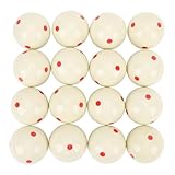 plplaaoo Professioneller Trainings -Cue -Ball mit 6 Punkten Hochleistungsharzes Harzmaterial für...