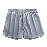 Frestepvie Herren-Boxershorts, Satin, Sport, Herren, Boxershorts, Unterwäsche, lässig, klassisch,...