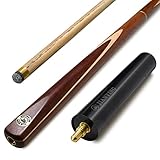 AONETIGER Billard Queue 145cm Eschenholz 3 Teilig Spitzen 10mm Mit Zubehör Verlängerung...