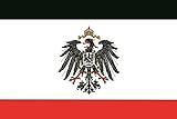 U24 Fahne Flagge Kaiserreich mit Adler Bootsflagge Premiumqualität 30 x 45 cm