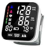 Axets® Blutdruckmessgerät Handgelenk mit Arrhythmie-Erkennung, vollautomatisch präzise Blutdruck-...