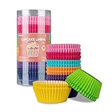 Parmedu 400-Stk Cupcake-Förmchen aus Papier, Backförmchen Muffinförmchen in Standardgröße 5cm,...