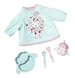Baby Annabell Zapf Creation 702024 Lunch Time Set, Puppenzubehör für Puppenstuhl mit Latz-Shirt,...