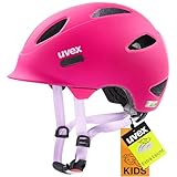 uvex OYO - Leichter Fahrradhelm für Kinder - intergierter Seitenschutz - erweiterbar mit LED-Licht...