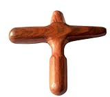 Asiatisches Wellness.Massagekreuz aus Holz einteilige Massagehilfe, Massagegerät