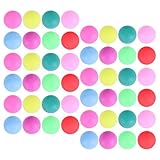 UKCOCO 50 Stück Bunte Tischtennisbälle Pp Material Leicht und Langlebig für Party Dekoration...