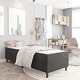 vidaXL Boxspringbett mit Matratze Bettgestell Bett Hotelbett Polsterbett Einzelbett Designerbett...