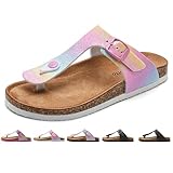Torotto Zehentrenner Kinder Flip Flops Mit Kork Pantoletten Mädchen Jungen Hausschuhe Riemen...