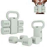 Yinnhom Hanteln kurzhanteln Set Verstellbar, 2 in 1 Kugelhantel für Frauen und Männer, 1-5KG...